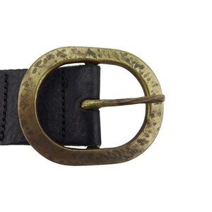 DIESEL belt Black Gold Silver Women Authentic secondhand